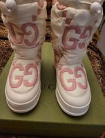 RARITÄT - edle/stylische GUCCI Stiefel, weiss/rosa, 37.5
