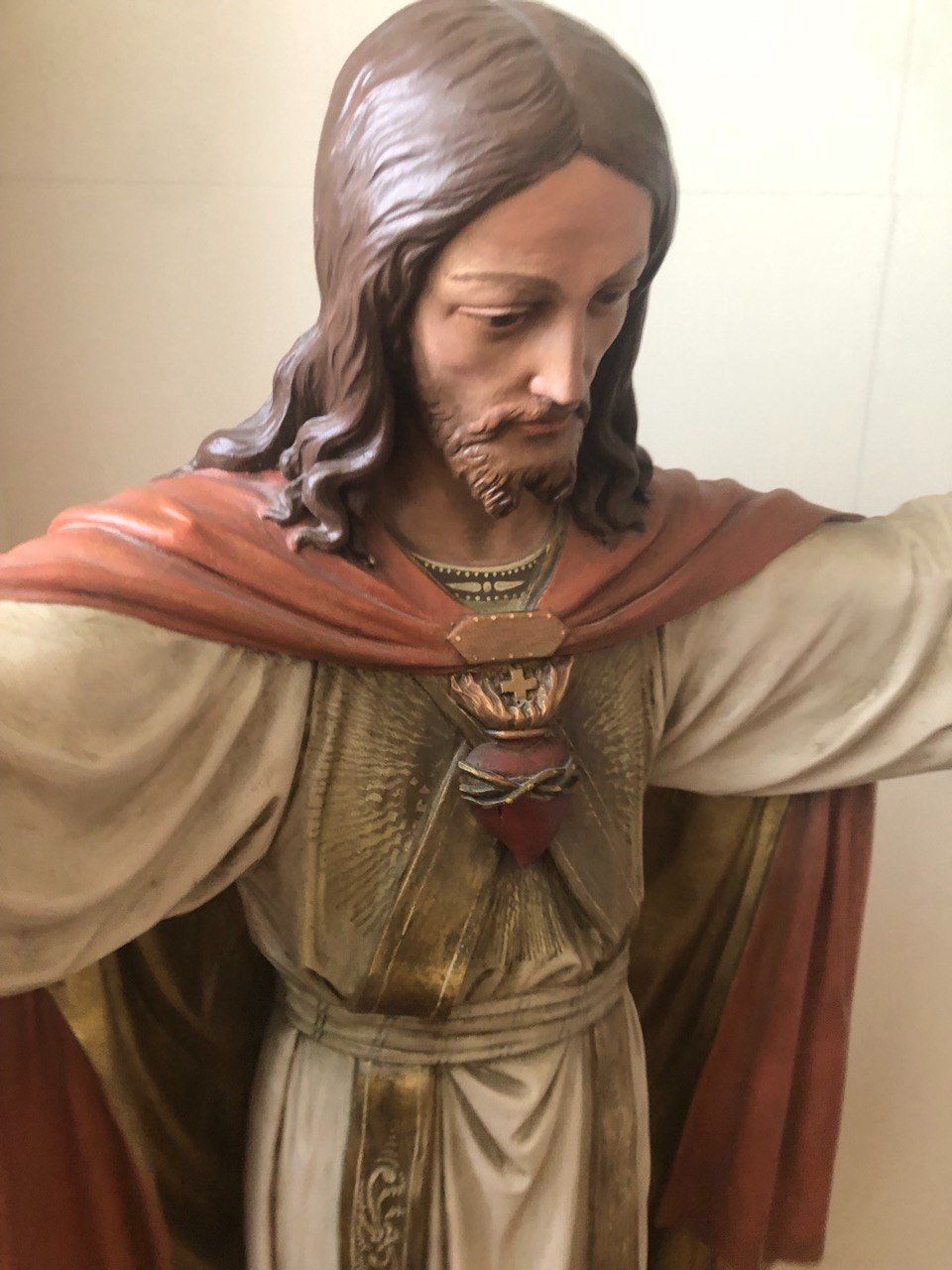 Sculture & Statue: Antike Jesus Holzstatue ca 1890 – Usato da Speicher venduto da Ramtha1 7
