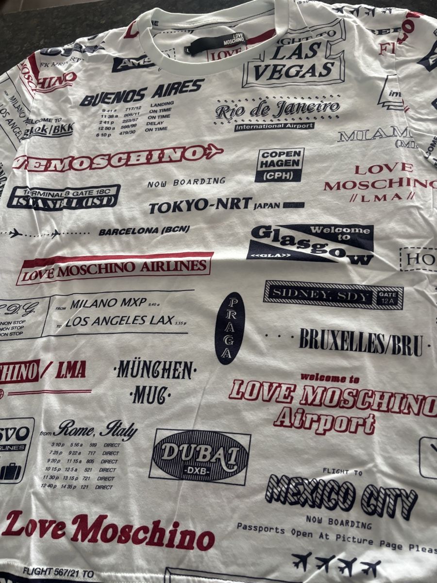 Moschino T-shirt: T-Shirt gr.L Moschino – Usato da Zug venduto da Biki72 1