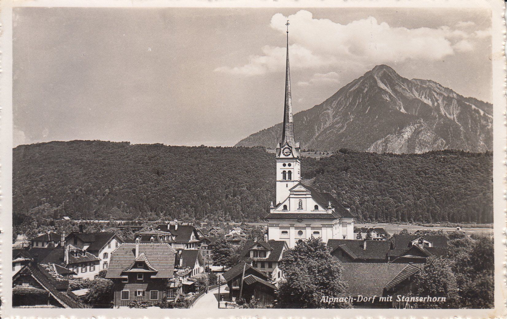 Cartoline postali: Alpnach-Dorf ca. 1940 – Usato da Bürglen TG venduto da StampGraf