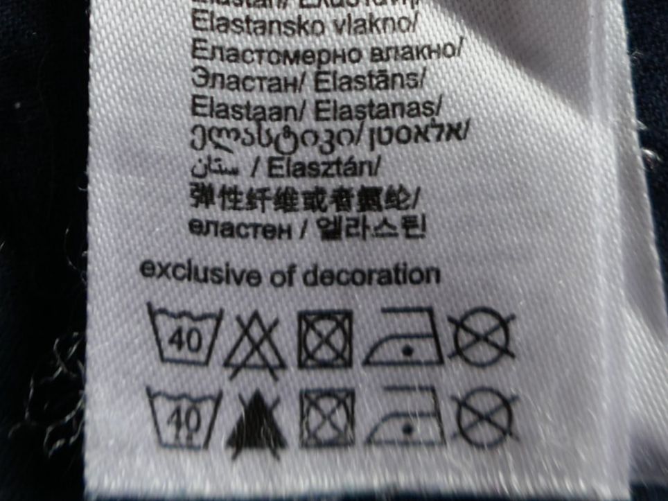 Tom Tailor Pantaloni: Tom Tailor Sommer Capri Hose - Dunkelblau – Usato da Volketswil venduto da Cobra22 6