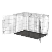 Hundebox / Transportbox faltbar mit 2 Türen – Grösse L