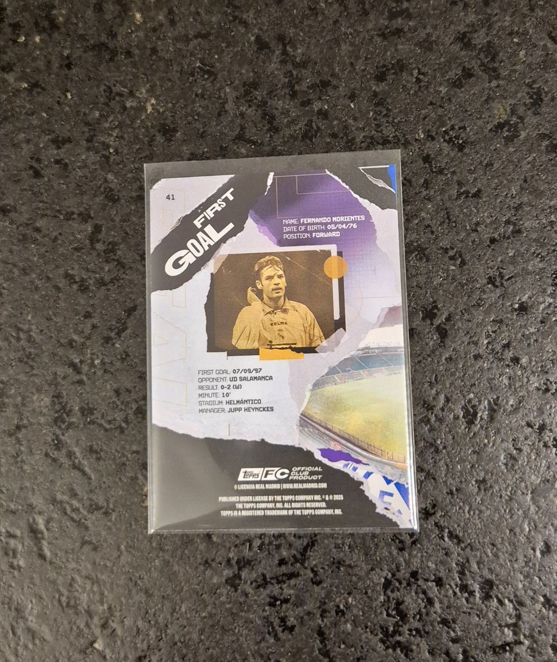 Topps Carte collezionabili: Fernando Morientes - Real Madrid - Topps – Nuovo (secondo la descrizione) da Burg AG venduto da Danoe 1