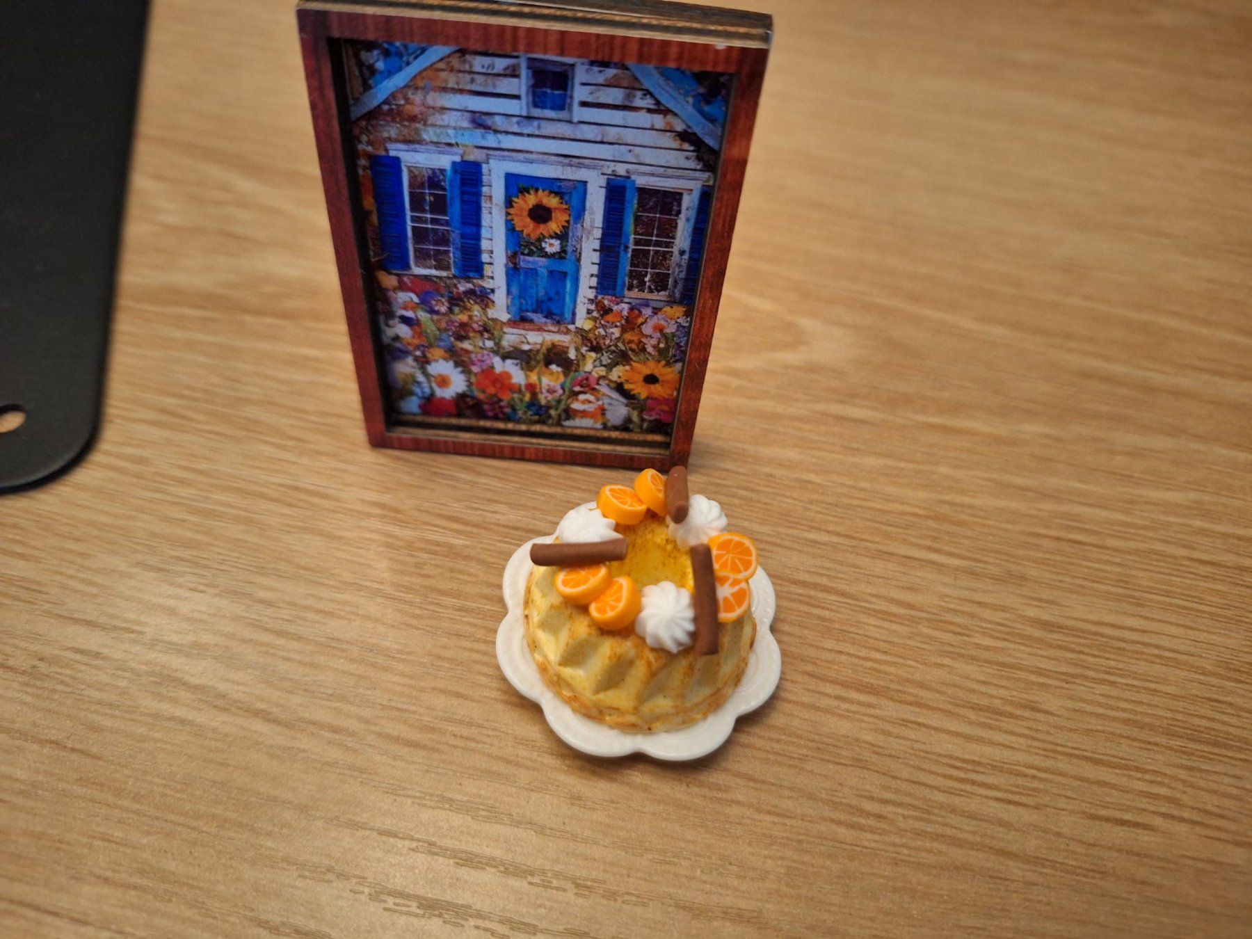 Case e mobili per bambole: Handmade Orangen Gugelhupf – Nuovo (secondo la descrizione) da Zürich venduto da HandmadeTinyFood 3