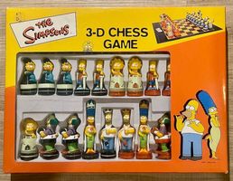 The Simpsons 3D Schachspiel / échecs / scacchi