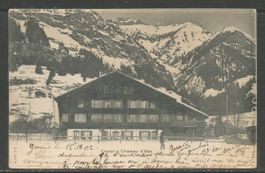 Carte P de 1902 ( Château d'Oex / Chalet )