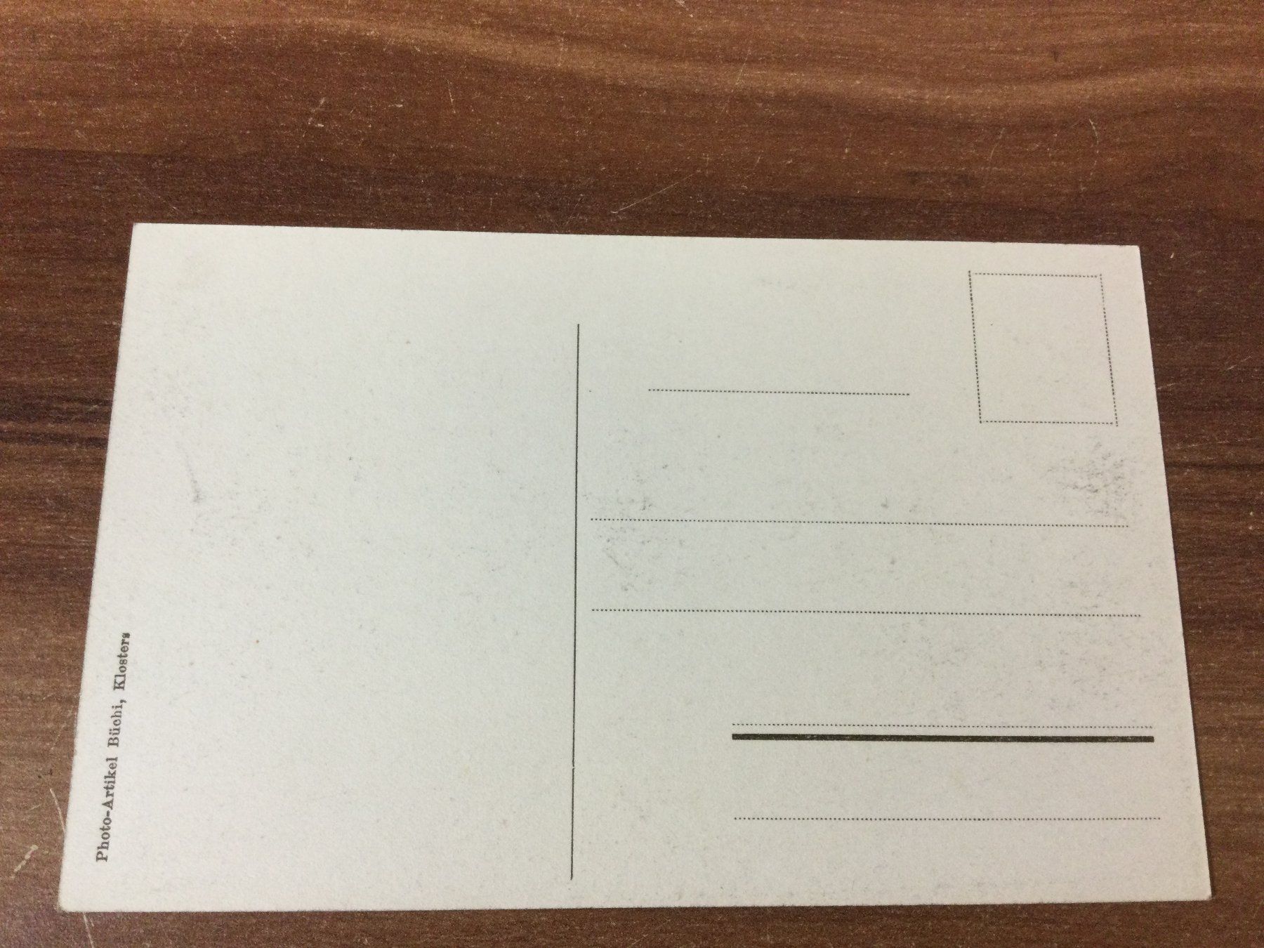 Cartoline postali: Antike Ansichtskarte Klosters am Capeseli – Usato da Wangen SZ venduto da kuriosum12 1