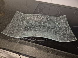 Dekorative Glasplatte, Servierplatte