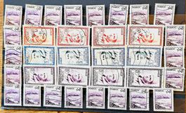 MAROC timbres anciens ~1955