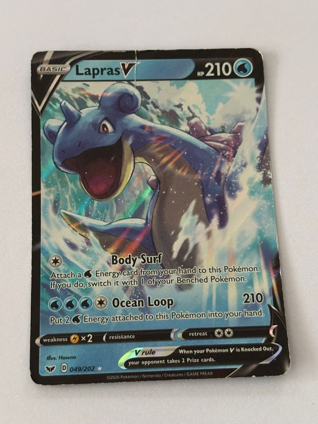 Pokémon Carte collezionabili: Pokemon-Karte Lapras 049/202 – Usato da Herisau venduto da Seyashop1