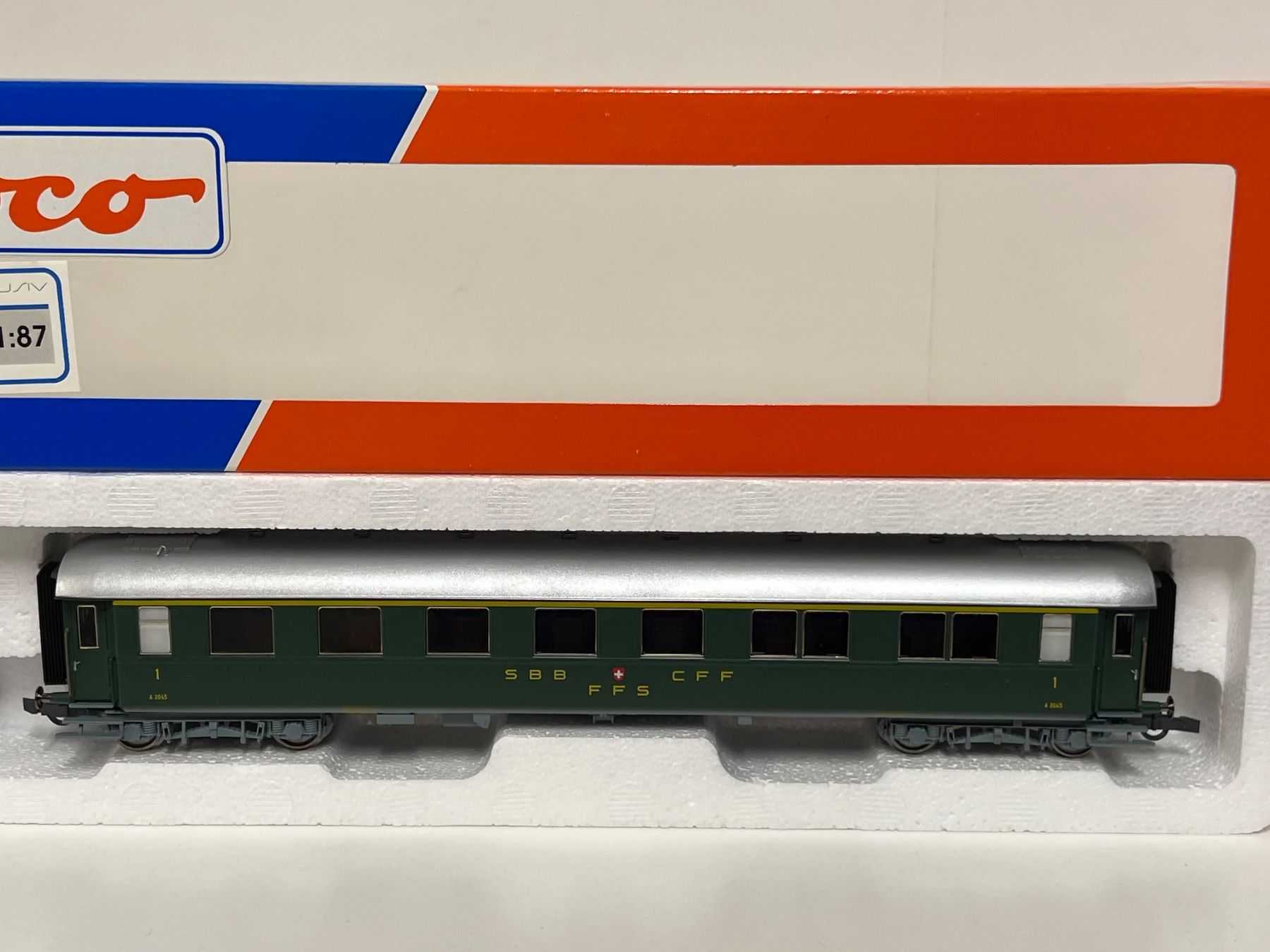 Roco Modellini di ferrovie: Roco 44880 SBB 1.Kl.  H0 DC – Nuovo e nell'imballaggio originale da Neuenhof venduto da ludovicco 2