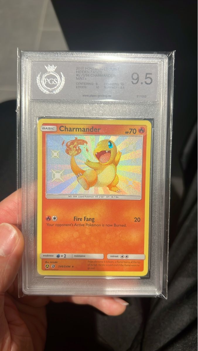 Pokémon Carte collezionabili: Glumanda Holo Hidden Fates 9.5 PGS – Nuovo (secondo la descrizione) da Uffikon venduto da Classy-