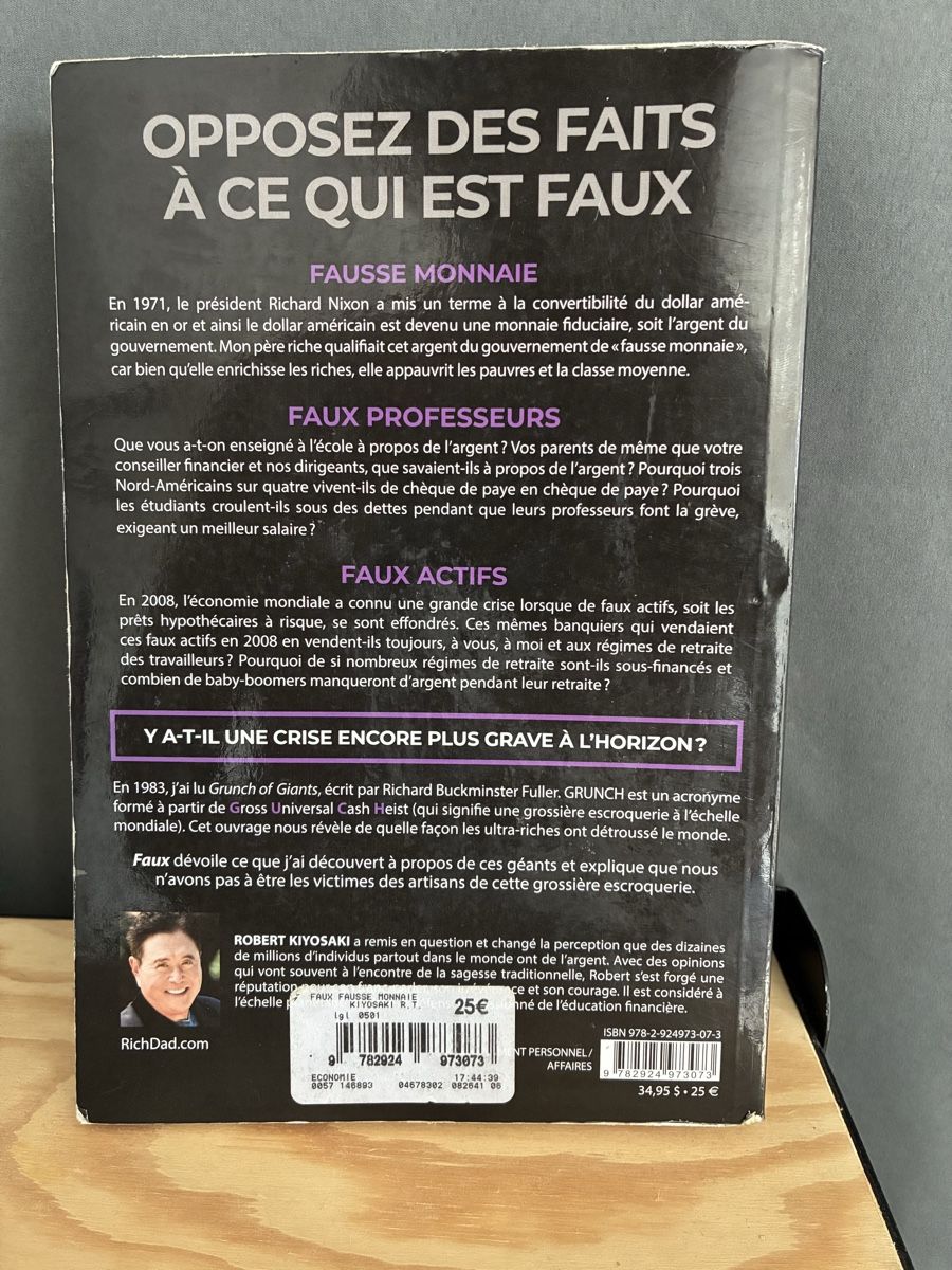 Libri: Livre Robert Kiyosaki  – Usato da Prilly venduto da Valentin833 2