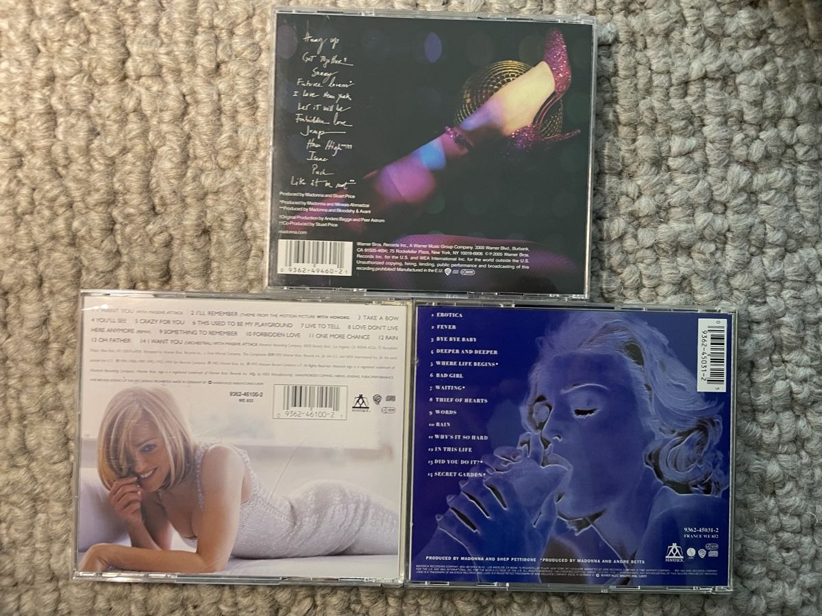 CDs: 3x Madonna – Gebraucht aus Reinach AG von trigger7811 1