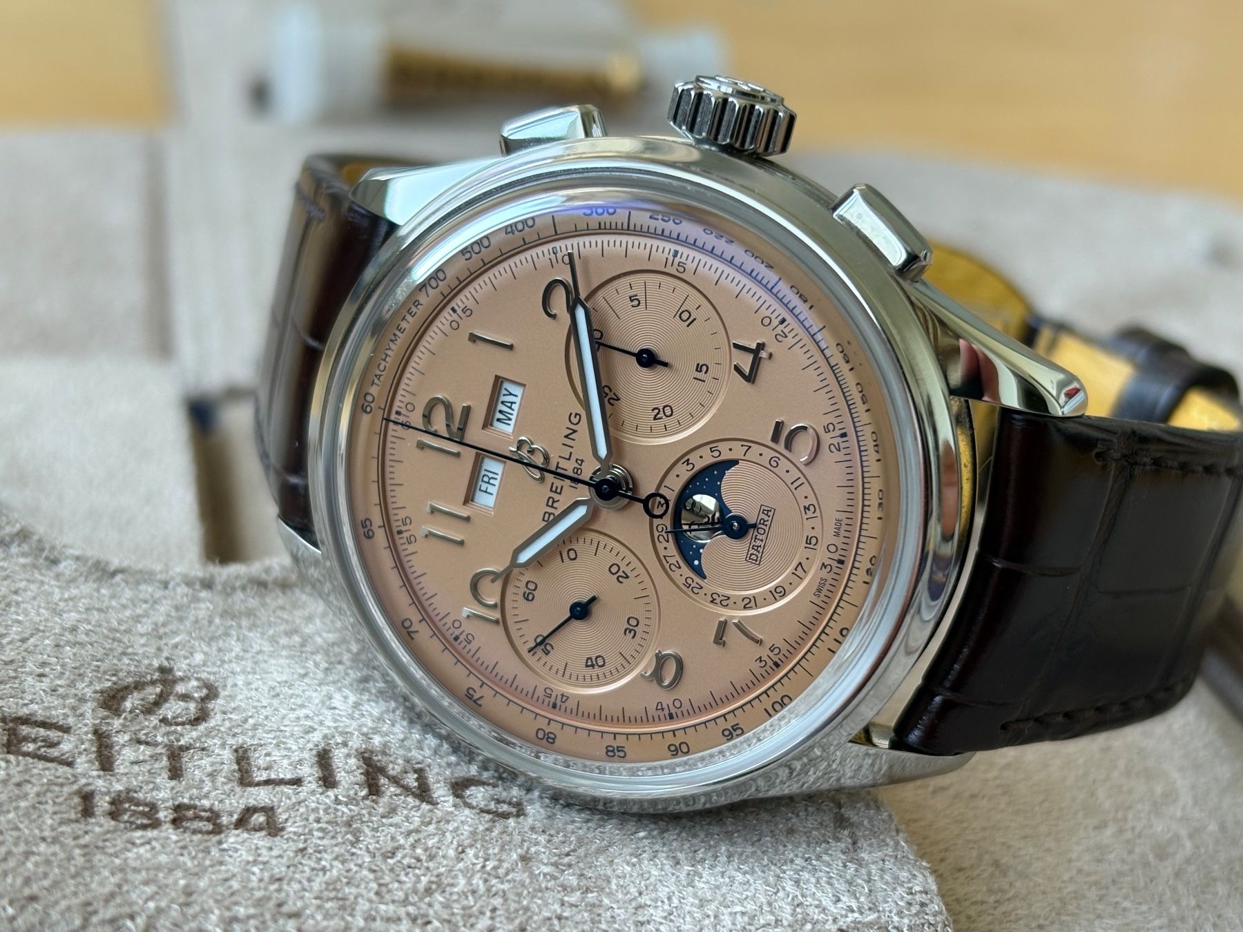 Breitling Uhren: Breitling Premier B25 Datora 42 Fullset mit Garantie – Gebraucht aus Birsfelden von Mynos 5