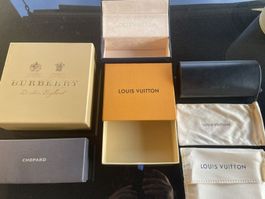 Luxus Boxen, LV,Burberry,Choppard etc.Verpackungen