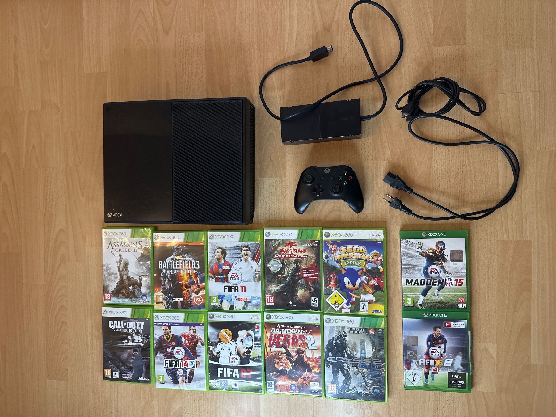 Microsoft Konsolen: Xbox One Konsole mit 12 Spielen – Gebraucht aus St.gallen von taduz