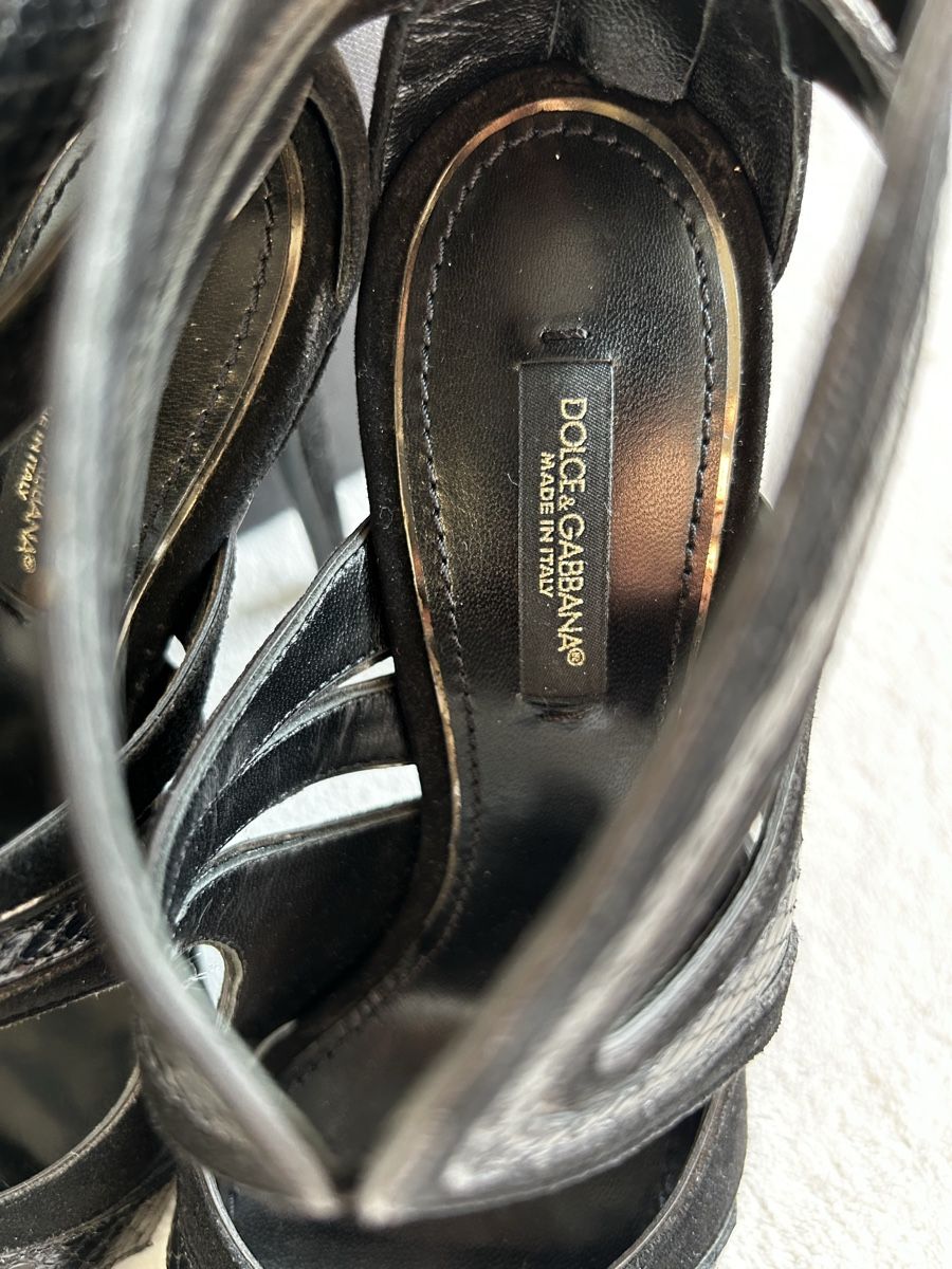 Dolce & Gabbana Damenschuhe: Dolce & Gabbana Pumps Sandal – Neu und originalverpackt aus Davos Dorf von Juszy-Shop 3