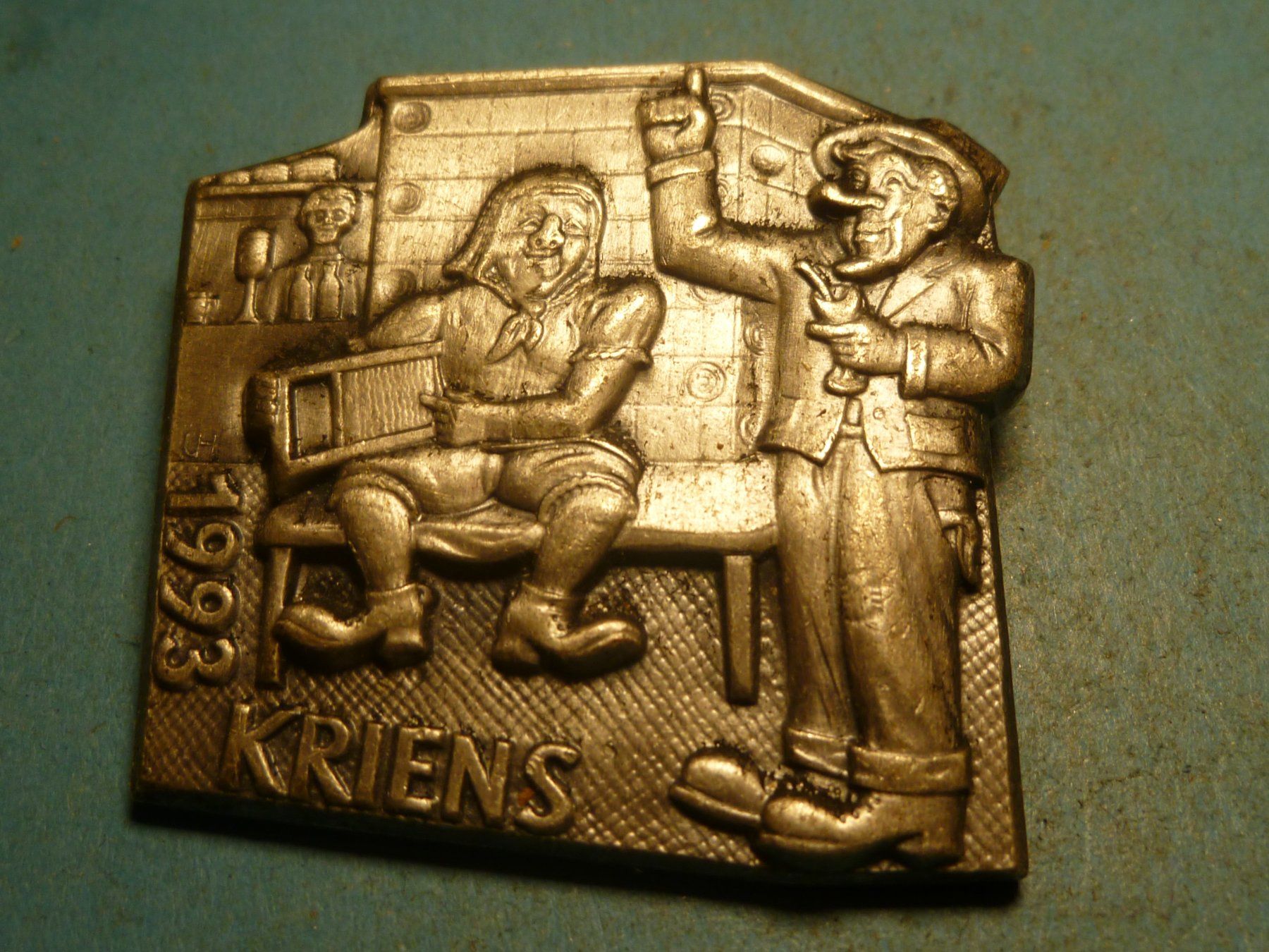 Placchette & Badge: KRIENS 1993 SILBER – Usato da Ried (Muotathal) venduto da Mandarin02