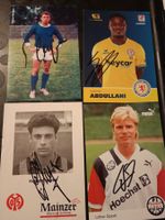 Bundesliga - 4 signierte Autogrammkarten - Set B5