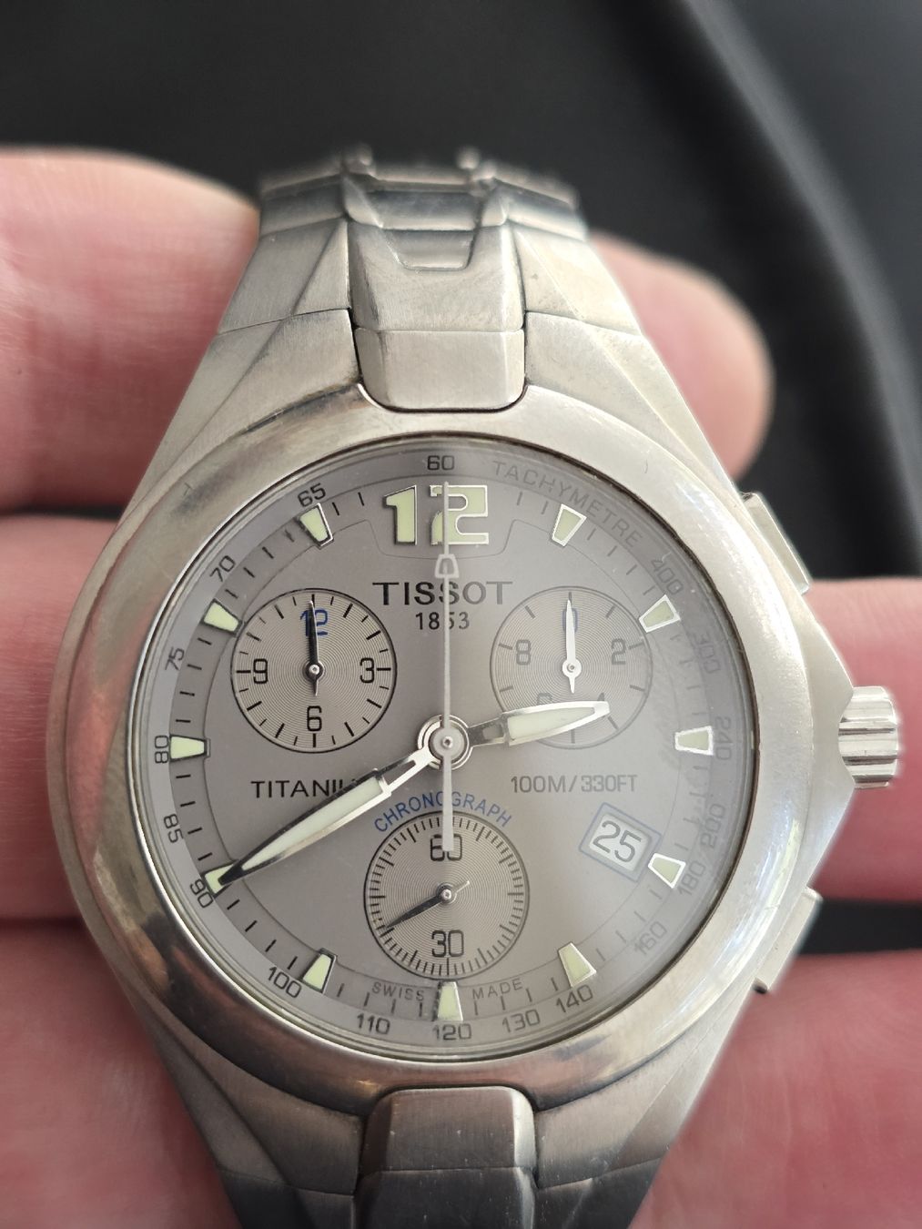 Tissot Orologi: Tissot chrono de plongée en titane Quartz  – Usato da Grand-Lancy venduto da Precision-GE 5