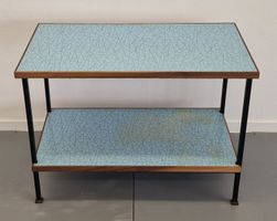 MCM Vintage Design, Beistelltisch, Grafisches Dekor, 1960er