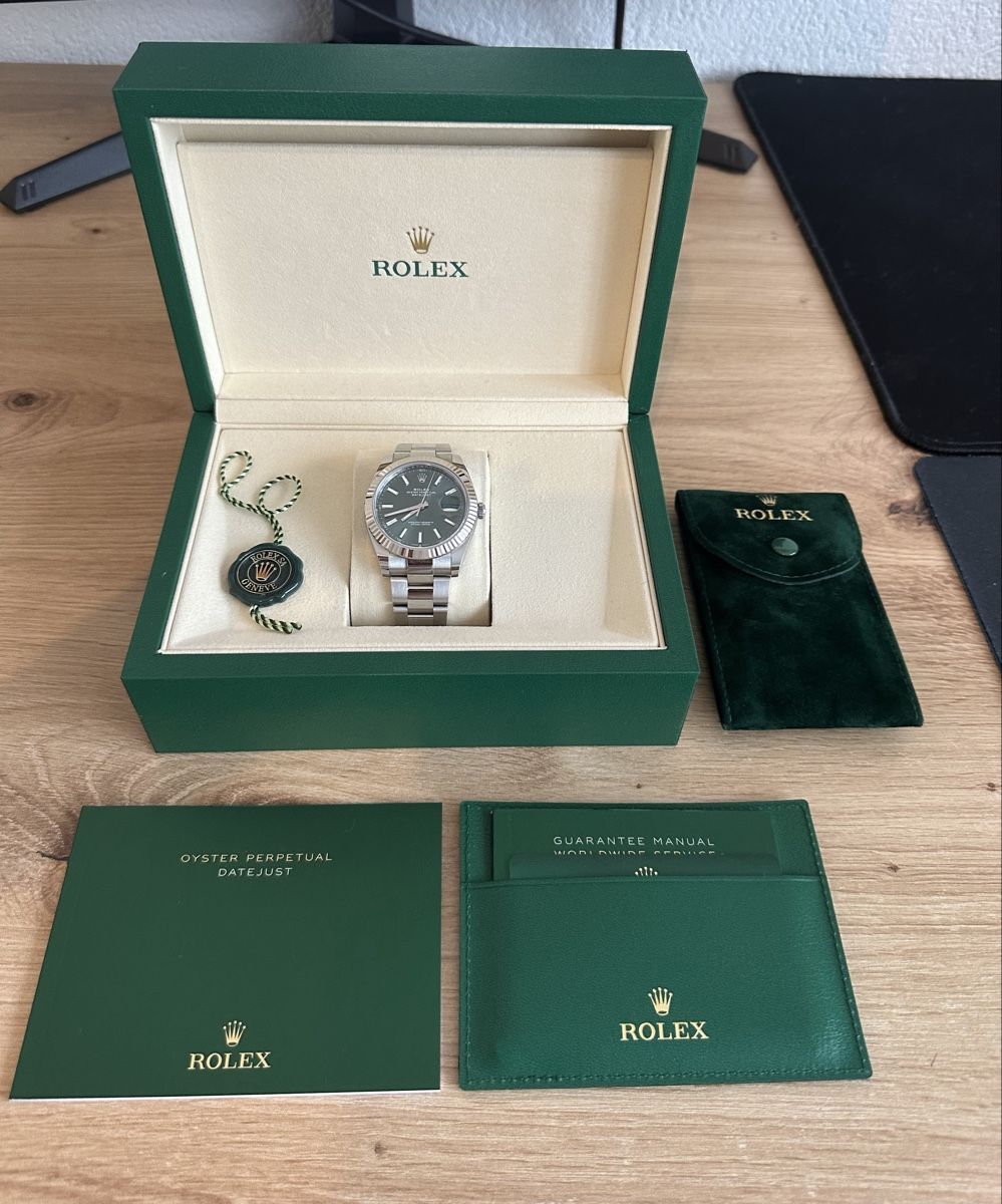 Rolex Montres: Rolex DateJust 41 mm vert menthe – D'occasion à Sion par edi_2bjg