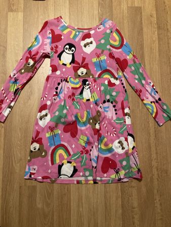 Mädchen Langarmkleid Gr. 122/128