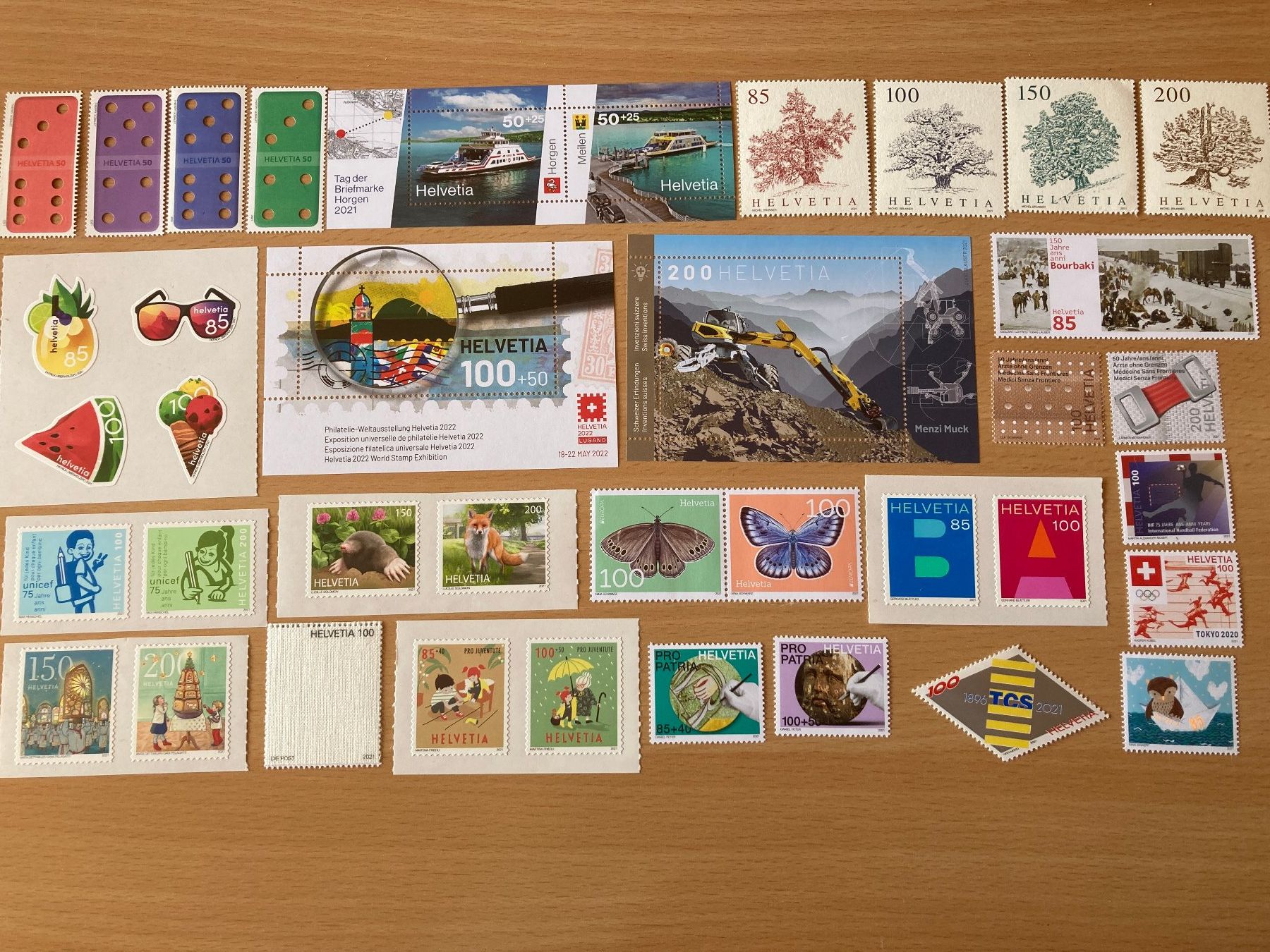 Alle Briefmarken: Briefmarken aus dem Jahr 2021, postfrisch – Neu (gemäss Beschreibung) aus Lütisburg von wiesenpippau
