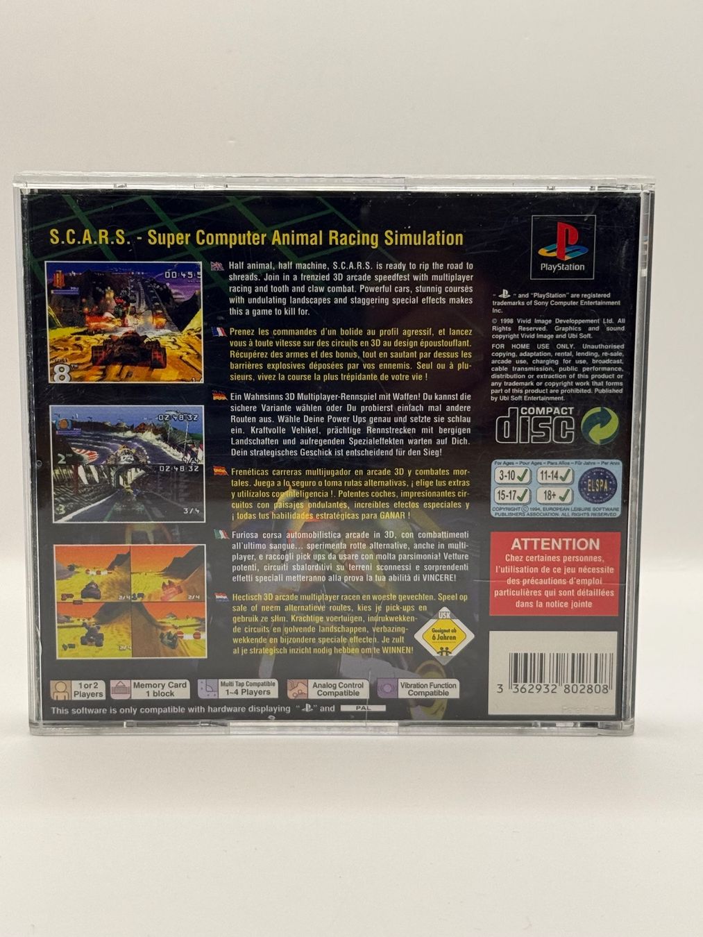 Spiele: S.C.A.R.S -  Playstation 1 - OVP – Gebraucht aus Dietikon von gab_qz7y 1