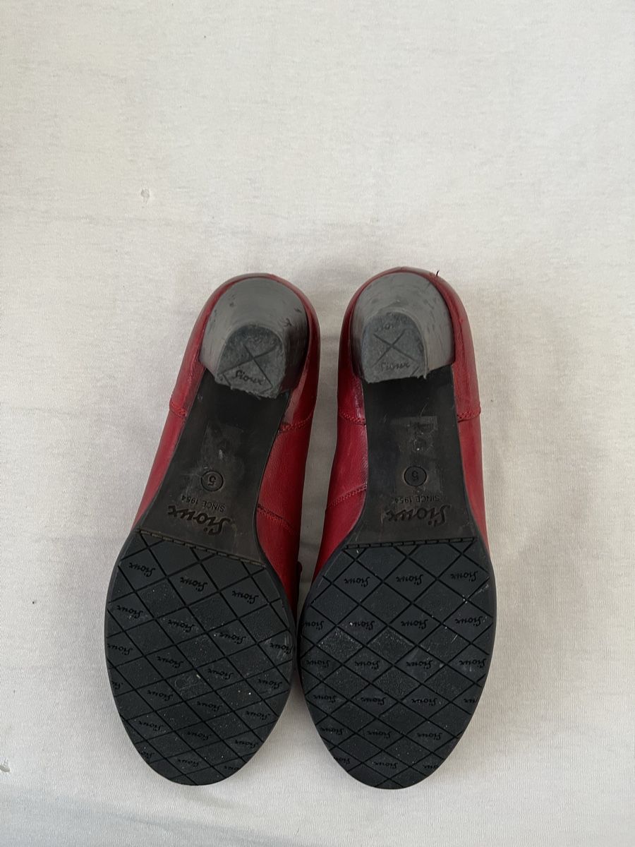 Scarpe da donna: Rote Sioux Lederschuhe Gr. 5 Absatzschuhe – Usato da Thun venduto da elshei 2