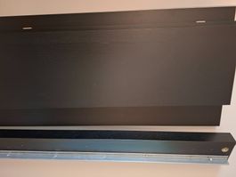 Malm Bett 180x200 schwarzbraun