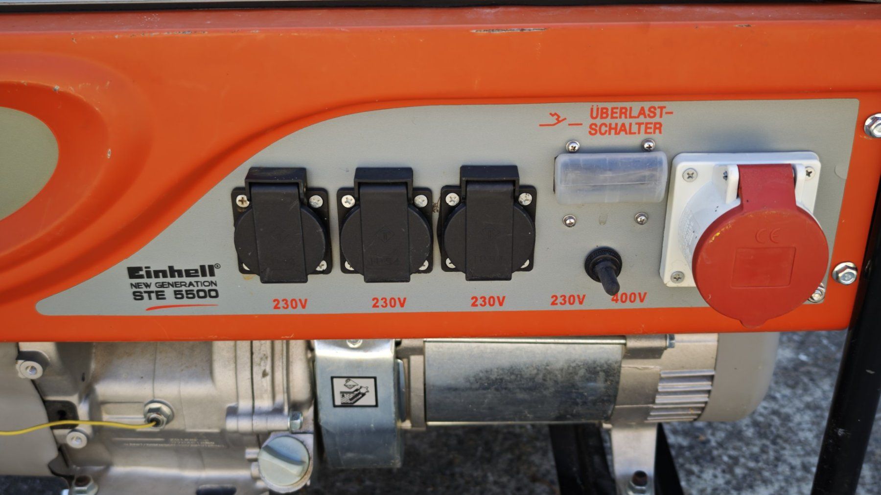 Einhell Generatori di corrente: 5,5 kW Notstromaggregat, Einhell STE 5500 Benzin – Usato da Grandcour venduto da Drscubi 1