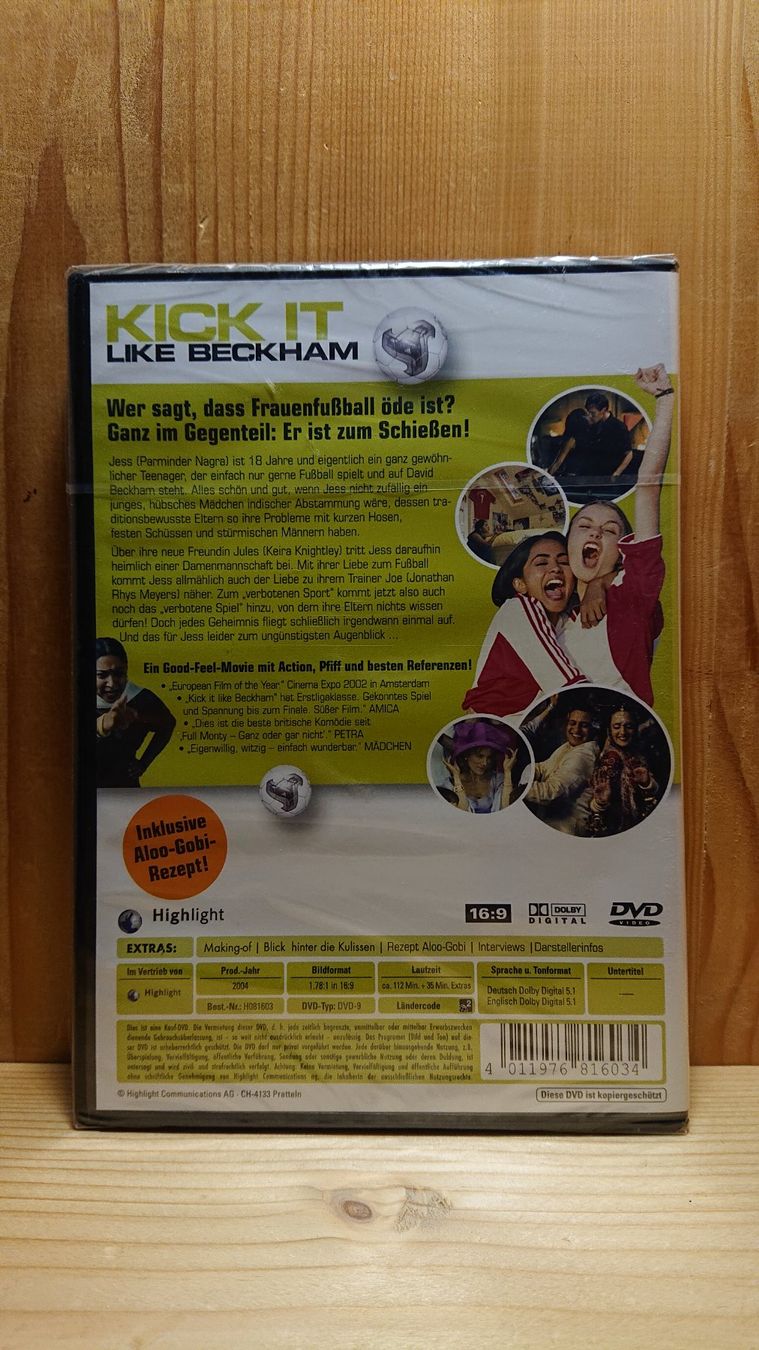Tutti i DVDs: KICK IT LIKE BECKHAM DVD – Nuovo (secondo la descrizione) da Wilderswil venduto da Exebub 1