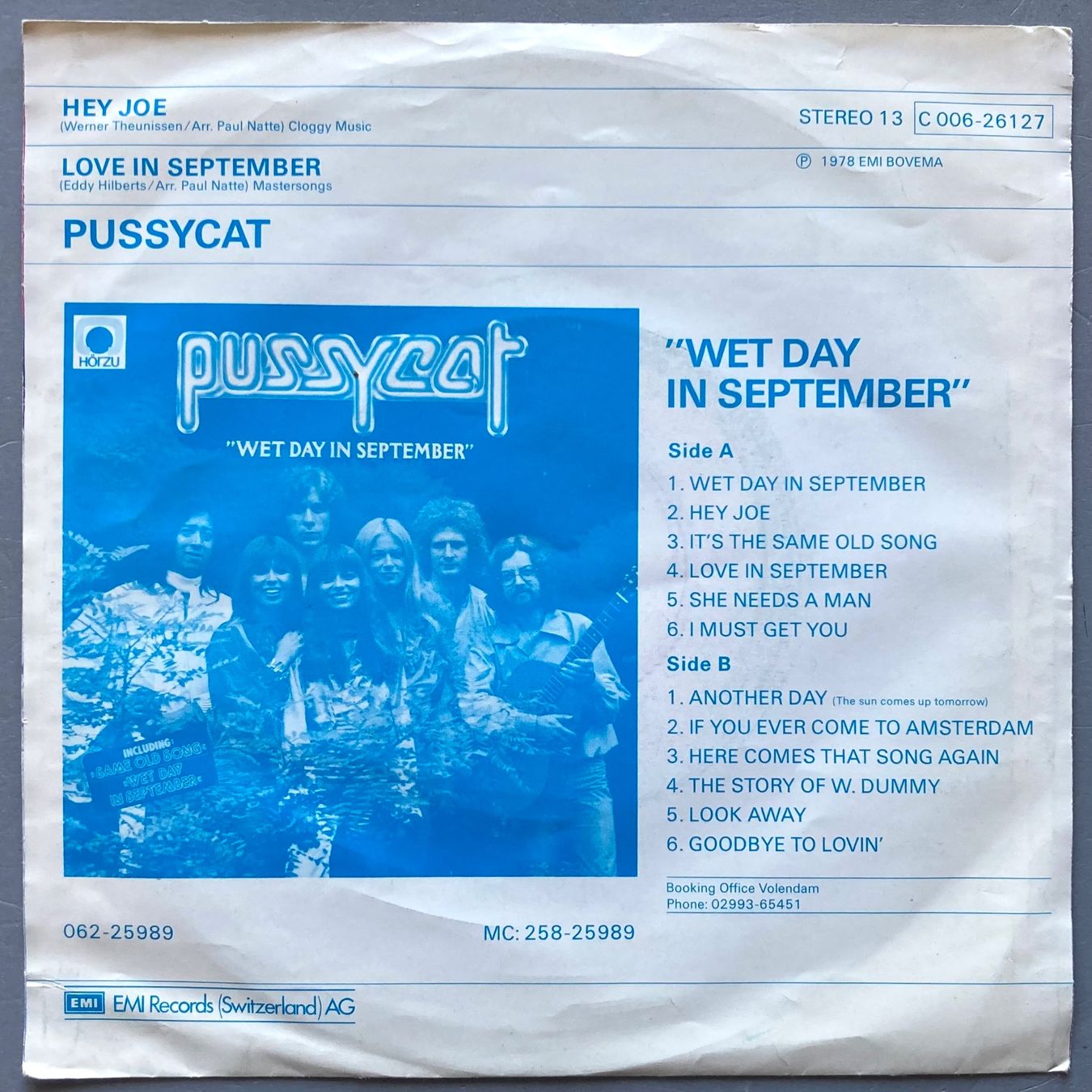 Dischi in vinile: PUSSYCAT - HEY JOE – Usato da Poliez-Pittet venduto da Newtown-Records 1