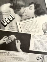 Odol Zahnpasta- 4 alte Werbungen / Anciennes publicités 1909