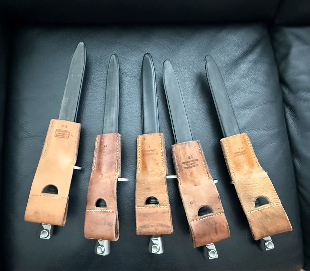 Schweizer Armee Armi bianche: 5 Bajonett Schweizer Armee Messer – Usato da Goldach venduto da Donpancho 1