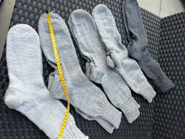Wollsocken aus reiner Wolle