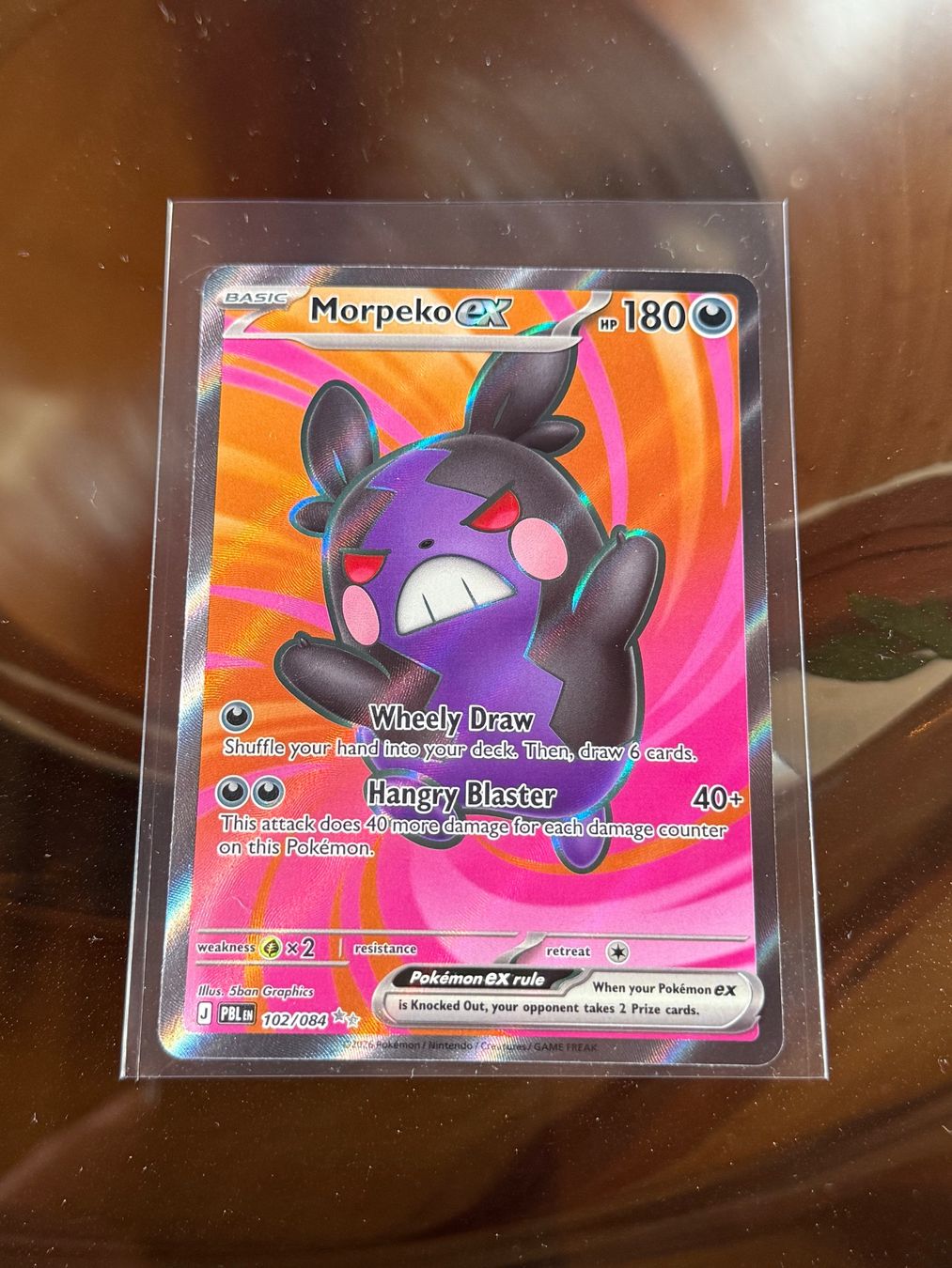 Pokémon Sammelbilder & Trading cards: Morpeko ex 102/084 – Neu (gemäss Beschreibung) aus Schönenwerd von 29061996