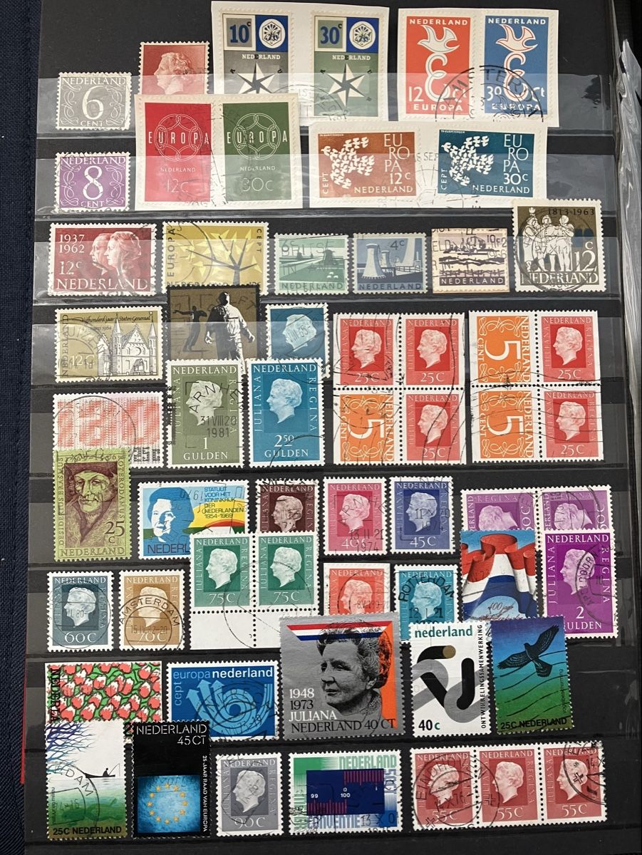 Alle Briefmarken: BENELUX NL Holland D 6s – Gebraucht aus Cham von Diablo1232 1