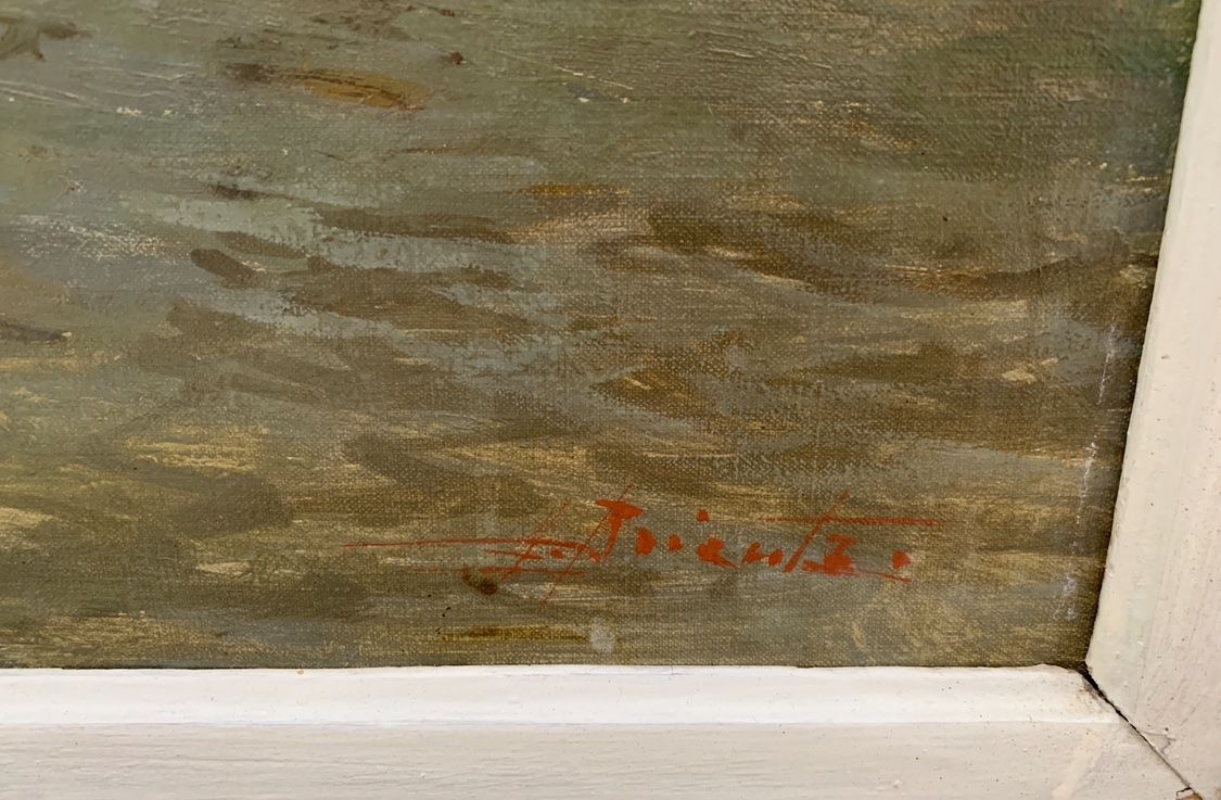Foto & Immagini: Leinwandbild mit Holzrahmen "antik" – Usato da Seedorf BE venduto da malikiki 2