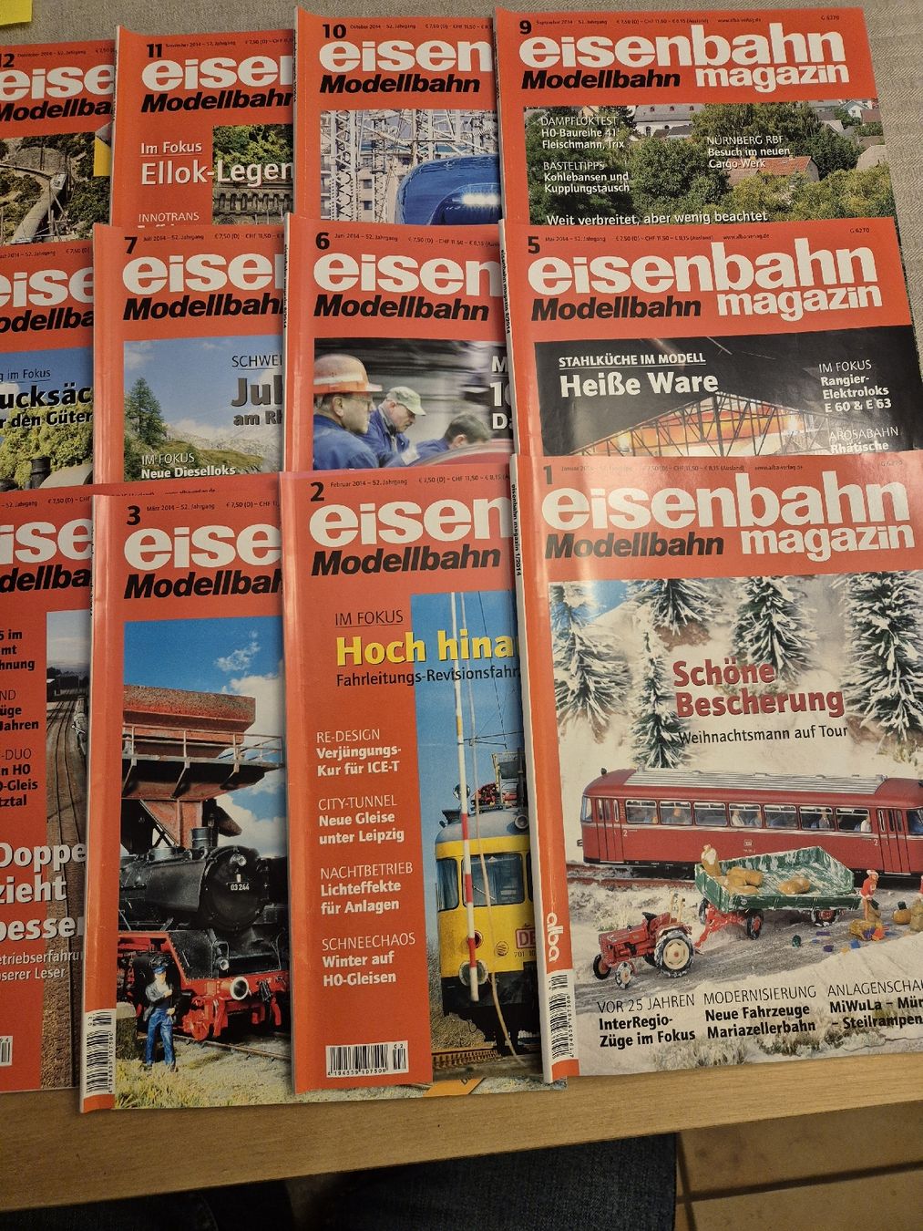Riviste & Magazine: Eisenbahn Magazin 2014 – Usato da Ehrendingen venduto da Amigo5