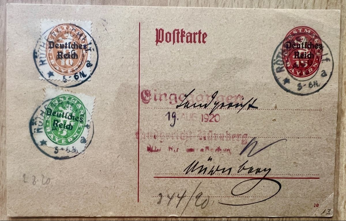 Cartoline postali: Deutsches Reich. 8 alte Postkarten. – Usato da Muotathal venduto da OttoK01 2