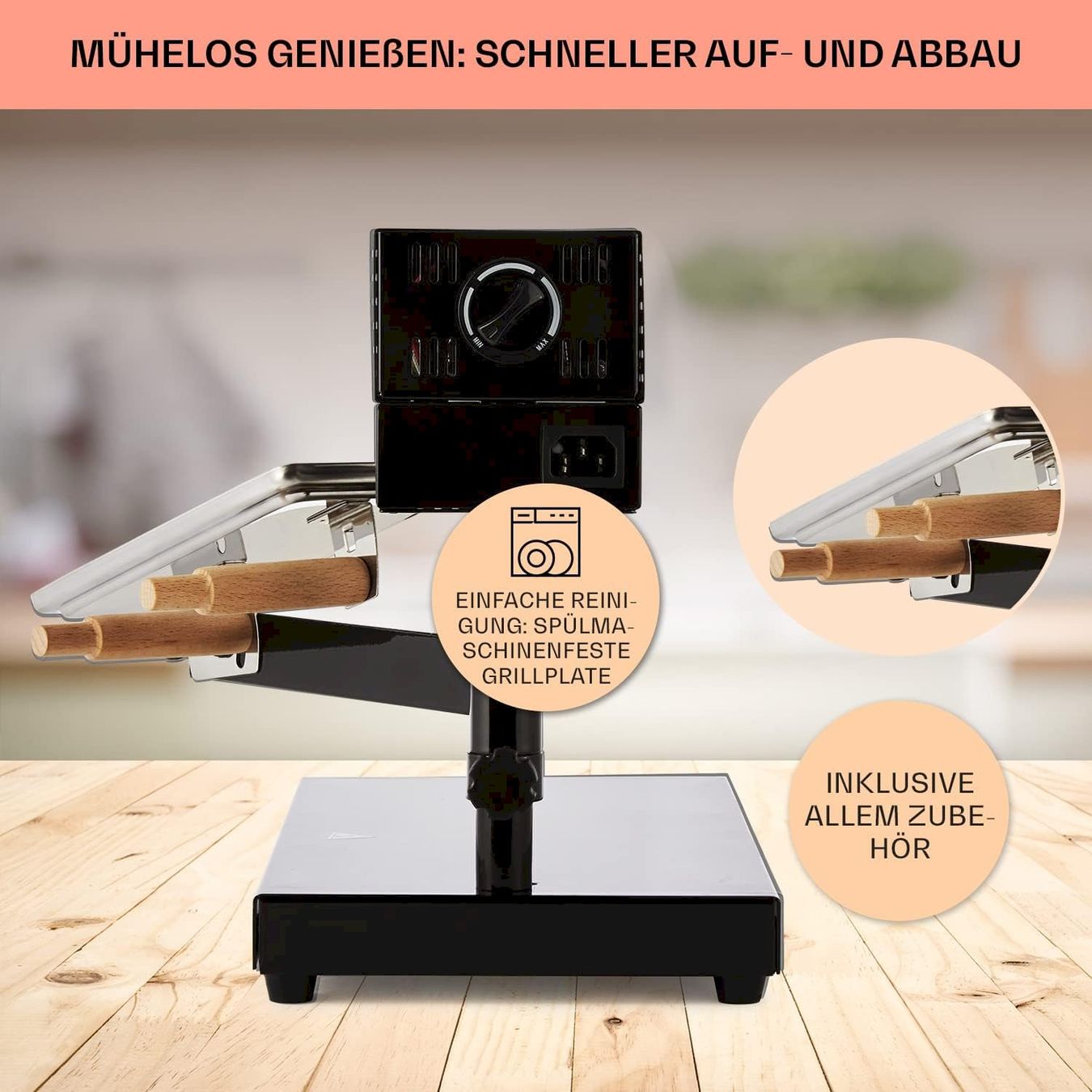 Küchengeräte: Appenzell 2G Raclette 600W – Neu und originalverpackt aus Bottighofen von zaap 3