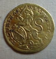1/4 Dukat Zürich 1748, Gold,  vz/stgl