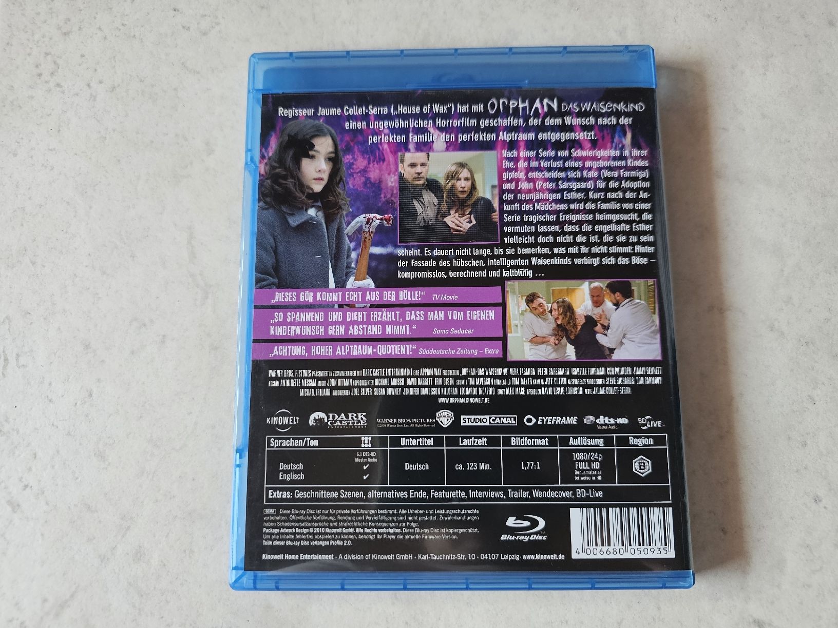 Tutti i DVDs: Orphan  -  Das Waisenkind  /  Bluray – Usato da Schneisingen venduto da backstore24 1