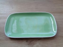RÖSSLER GRÜN BUTTERPLATTE ORIGINAL 60 ER JAHRE
