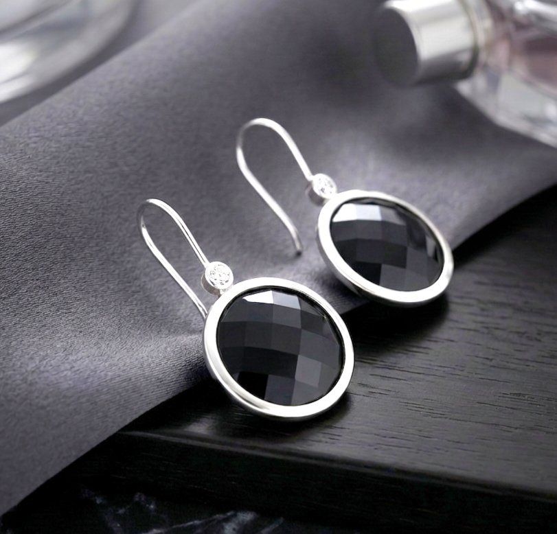 Ohrringe & -stecker: Silber 925 Ohrringe mit Onyx - NEU – Neu und originalverpackt aus Uetikon am See von Coralreef