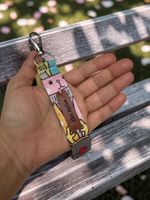 Handgemachte Schlüsselanhänger | Stoff-Armband | Neu!