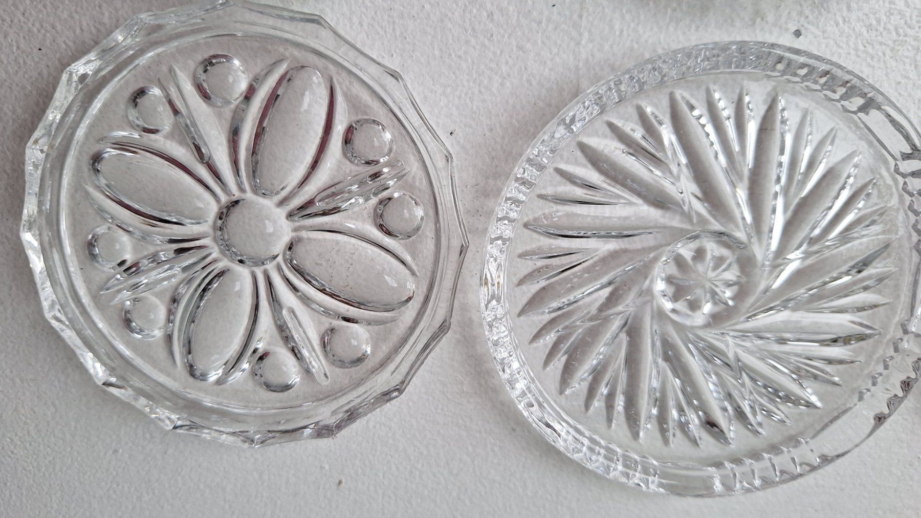 Sottobicchieri: 6 Kristall-Glasuntersetzer , Vintage – Usato da Dornach venduto da majo8689 1